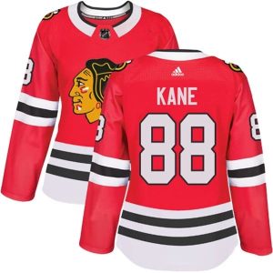 Damen Chicago Blackhawks Trikot Patrick Kane 88 Rot Authentic